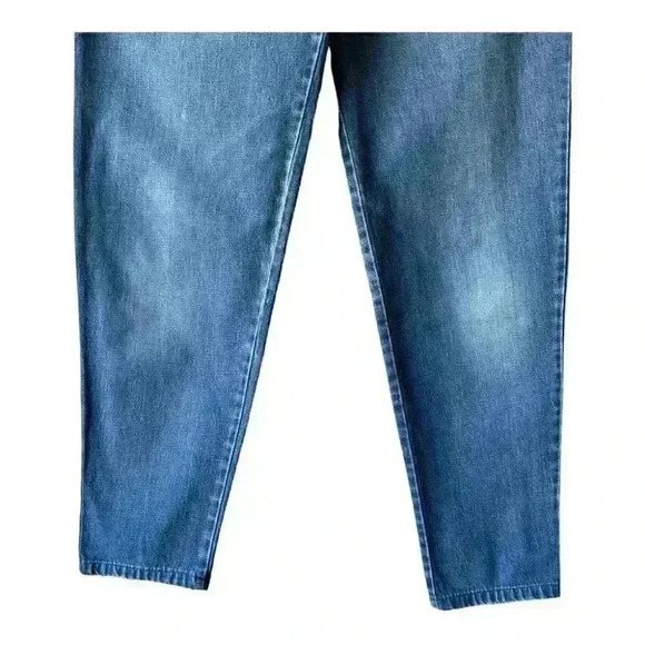 CREAM Vintage High Rise Pleated Tapered Ankle 80's 90's Mom Jeans Size 30 - Picture 8 of 10